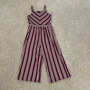 Girls maroon romper. Size: 10.